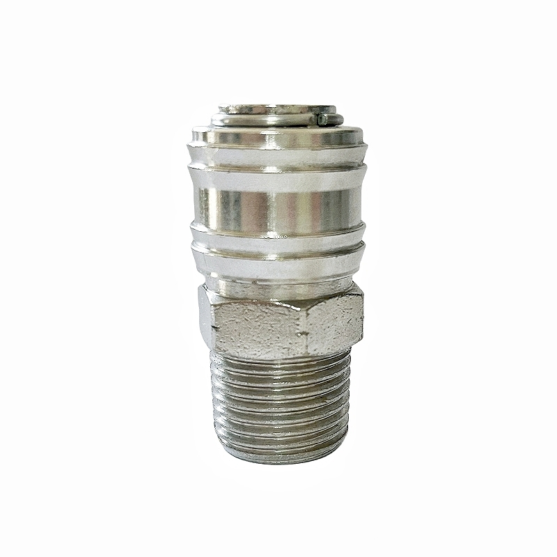 Customizable Lead-Free Copper-Nickel Plated Pneumatic Accessories Garden Air Gun Quick Coupling