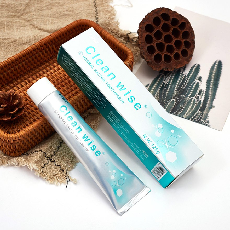 OEM Logo Cheap 55g / 100g / 125g Fluoride Free Bleeding Gums Whitening Sensitive Herbal Salted Toothpaste