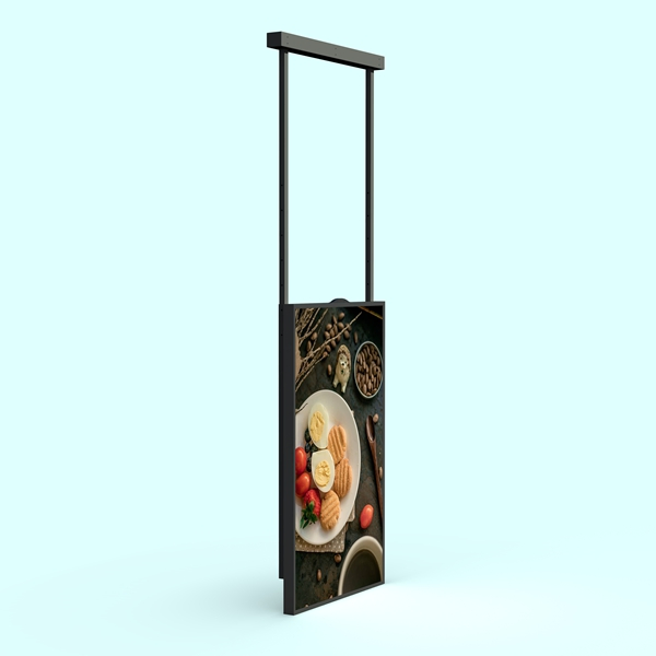 55 Inch High Brightness Advertising Kiosk 4K Digital Signage Indoor LCD Display Hanging LCD Screen