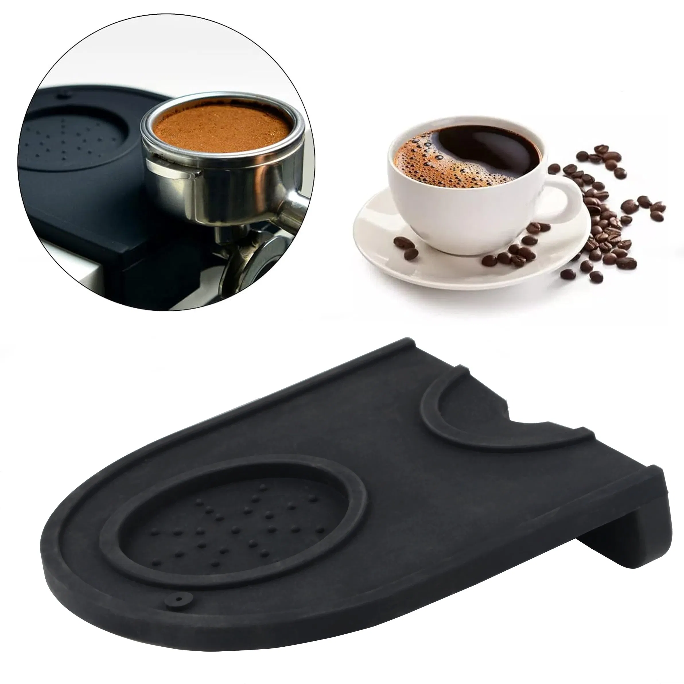 Non Slip Silicone Coffee Pressed Mat High Quality Food Grade Tamper Mats