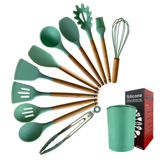 12PCS Silicone Baking Kitchen Utensils Set