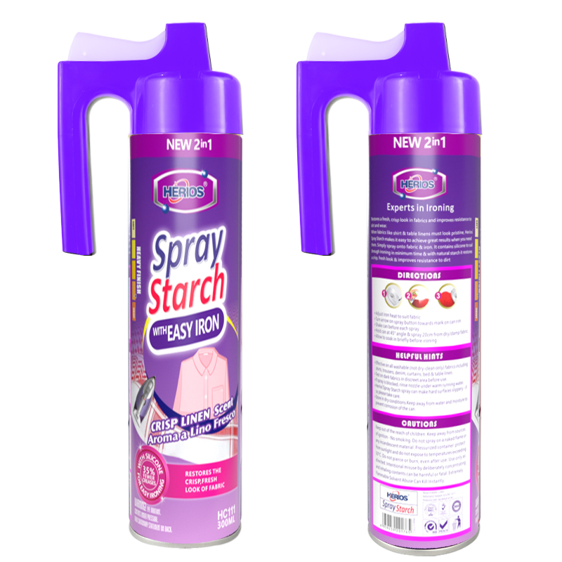 300ml Household Double Renew Ironing Liquid Starch Spray for Clothing