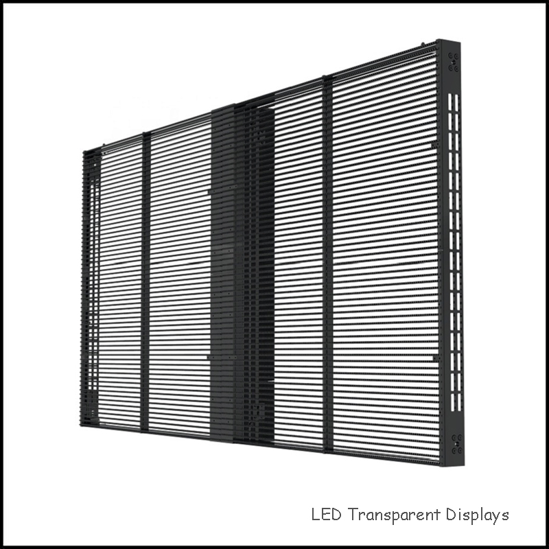 P3.9-7.8 Extremely Narrow Border and High Stable LED Transparent Screen for Glass Curtain Wall