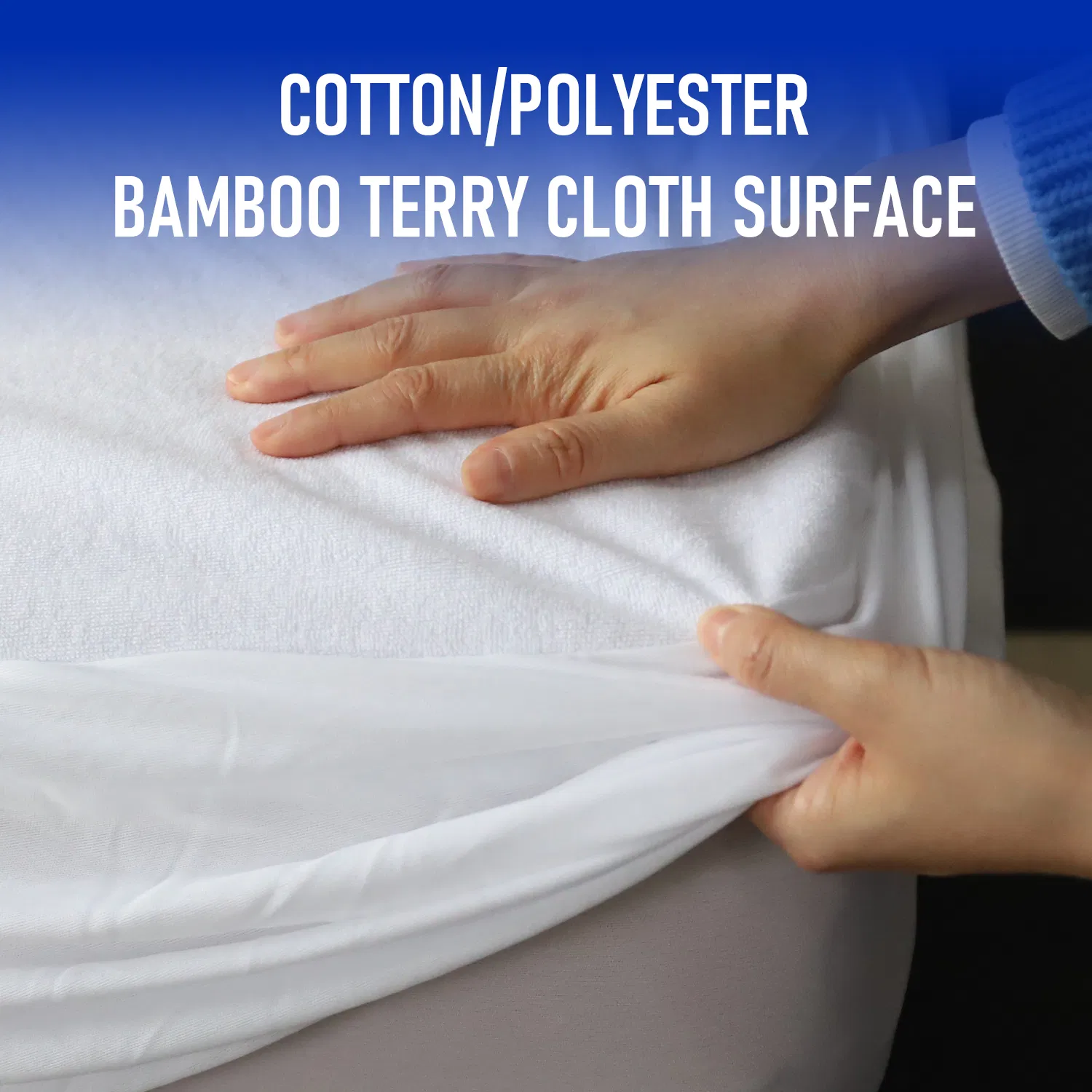 High Quality TPU Laminated Waterproof Mattress Protector for Home Use