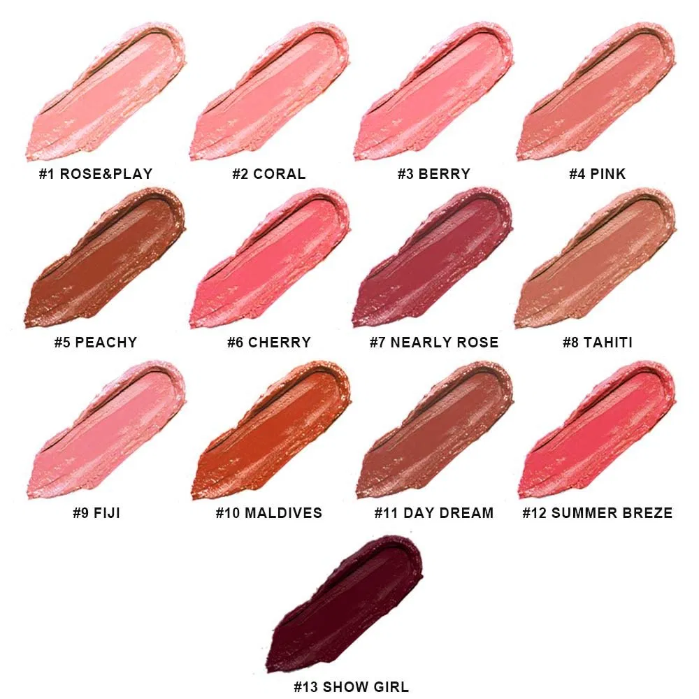 Private Label Cheek Blush Vegan Makeup Cream Blush 13 Colors