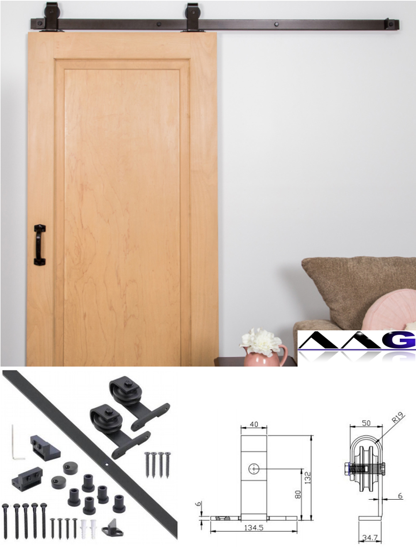 American Popular Modern Interior Mini Cabinet Sliding Barn Door Hardware