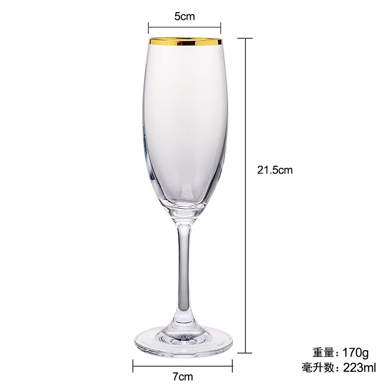 Dinner for Hotel Use Champagne Glass Wine Glass Water Goblet Set