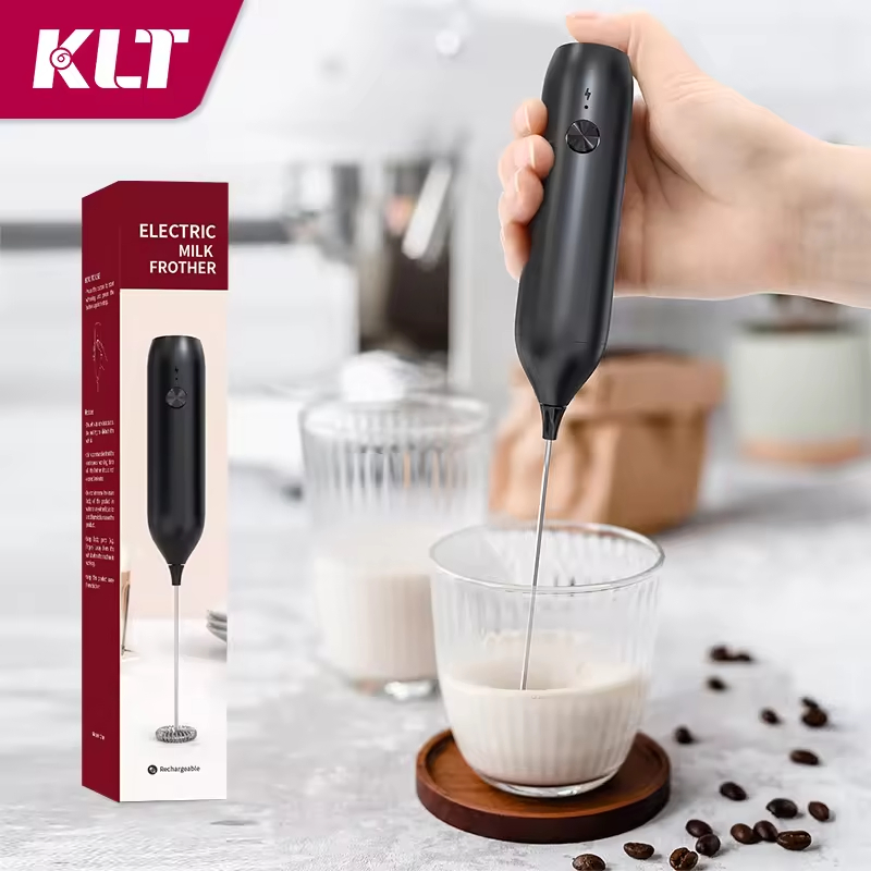 Wholesale Mini Automatic Electric Whisk Battery Powered Handheld Milk Frother for Coffee & Tea Frother