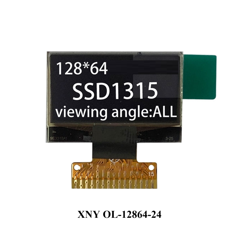 OLED дисплей 0.96 дюйма 128x64 с узким стеклом