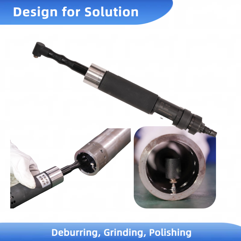 Extend Spindle Air Power Angle Grinder Small Head Slit Pipe Grinding Tool