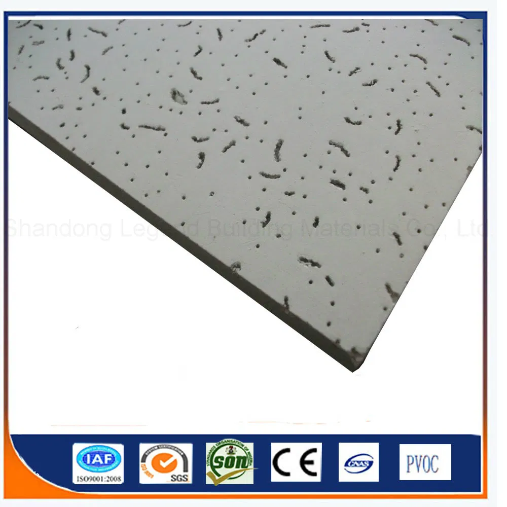 Mineral Fiber Board/Acoustic Suspended Mineral Fiber Ceiling Tiles