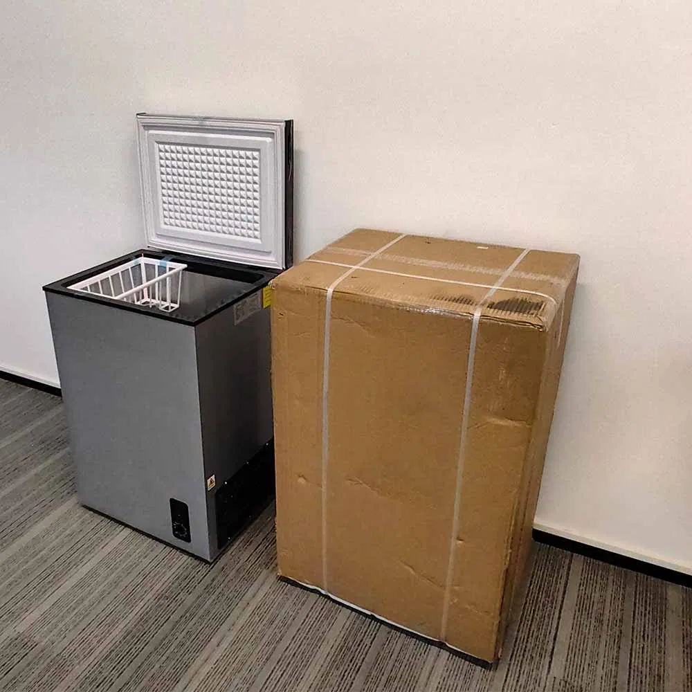 Guangdong Batch Commercial AC/ DC 12V Solar Freezer Unit System Refrigeration Equipment Chest Refrigerator Fridge Freezer