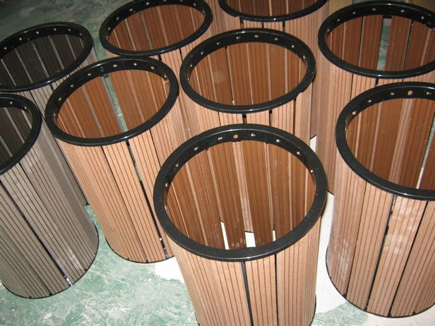 Эко-урна из древесно-полимерного композита (ДПК)