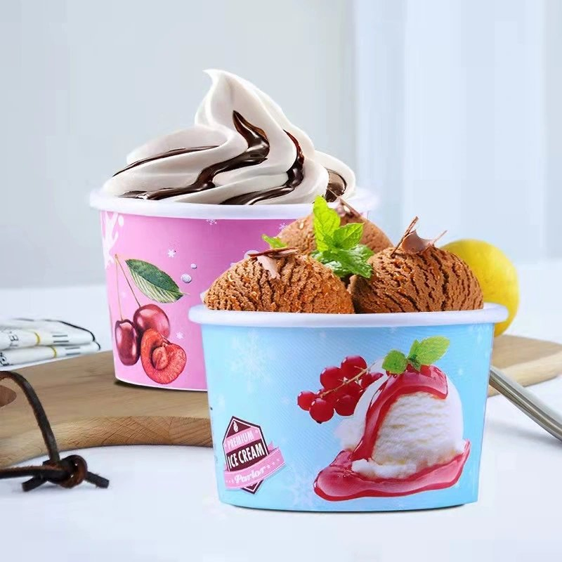 5oz Ice Cream Paper Cup Bulk Ice Cream Bowl Disposable Ice Cream Bowls