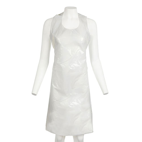 Custom Disposable HDPE/PE/CPE Plastic Chef Cook Aprons for Kitchen