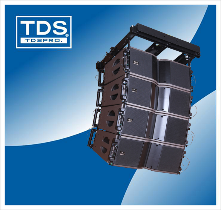 Dual 8inch Line Array System PA Speaker Compact Line Array Loudspeaker