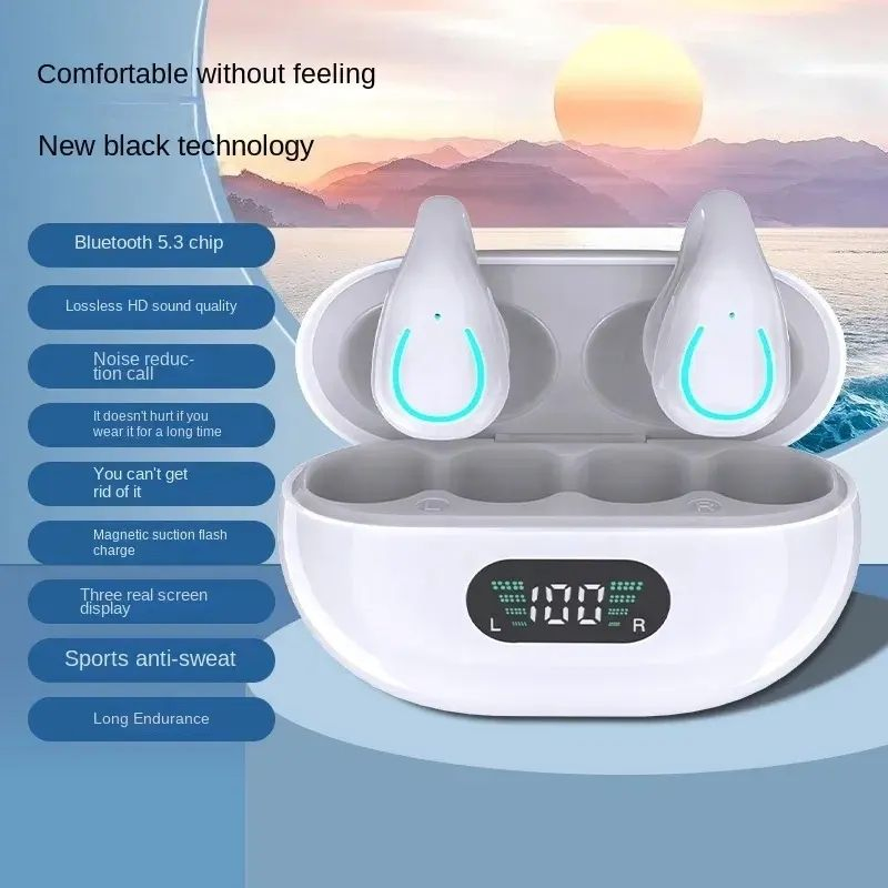 Наушники Q71 Ear Clip, костная проводимость, беспроводные