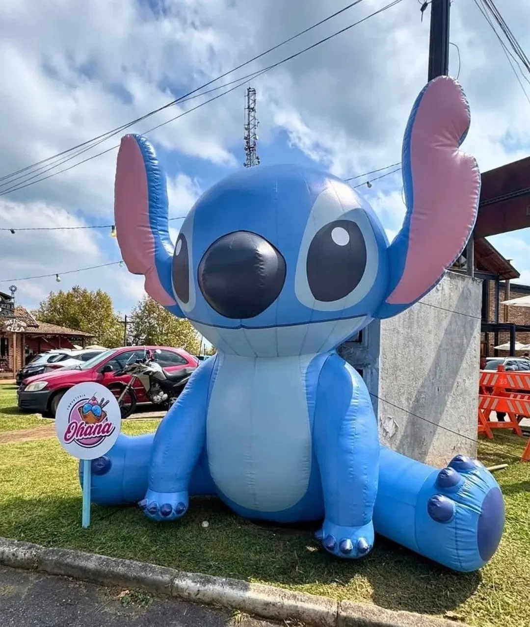 Boyi Advertising Inflatable Stitch Giant Inflatable Cartoon Stitch Character