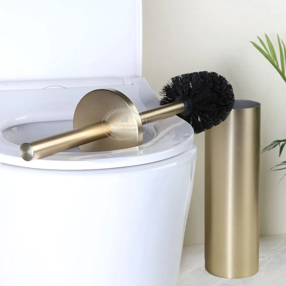 Держатель для туалетного ёршика золотой