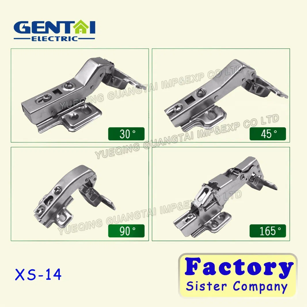 45 Degree Hinge Cabinet Closer Iron Furniture Door Hinge