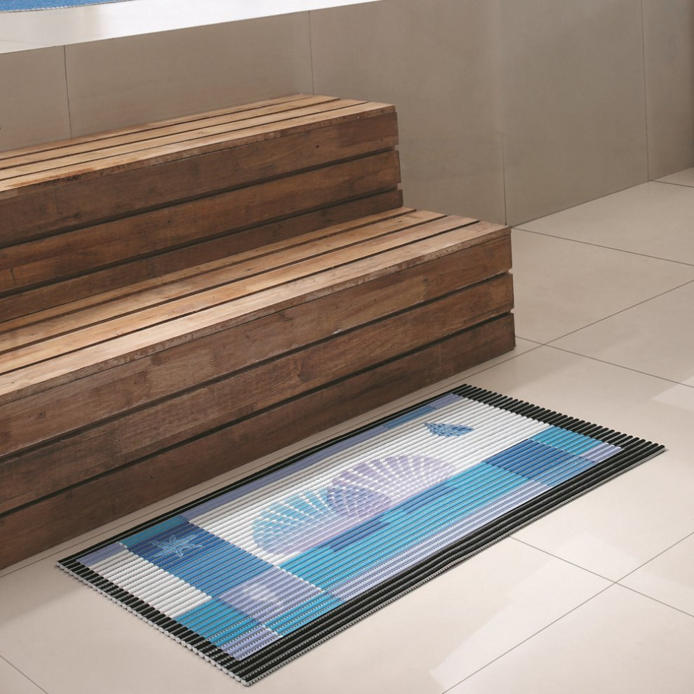 Wholesale Outdoor Floor Plastic Carpet Comfortable Doormat Kitchen Rugs PVC Foaming Anti Slip Floor Mat in Rolls