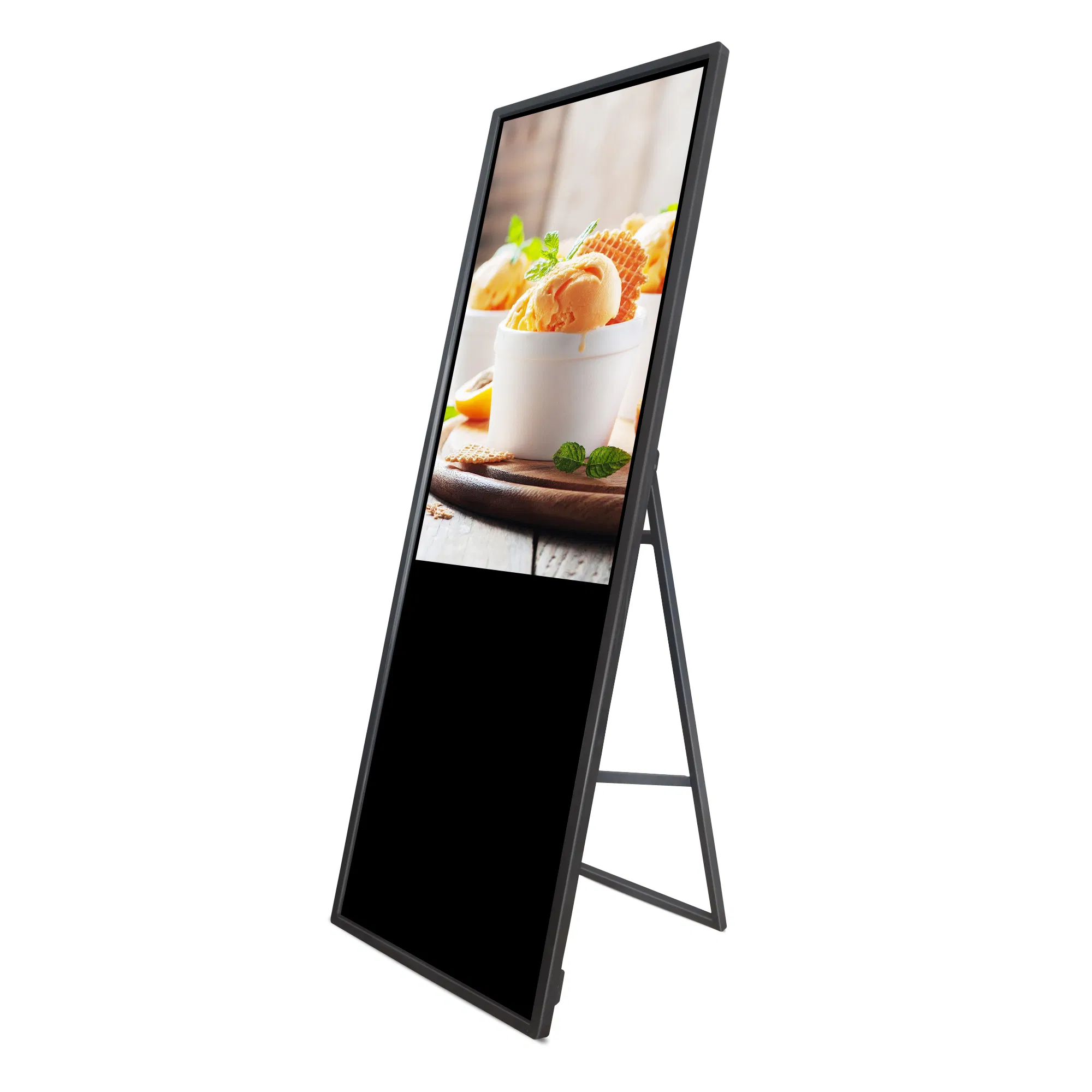 Портативный цифровой постер-киоск 43 дюйма для рекламы