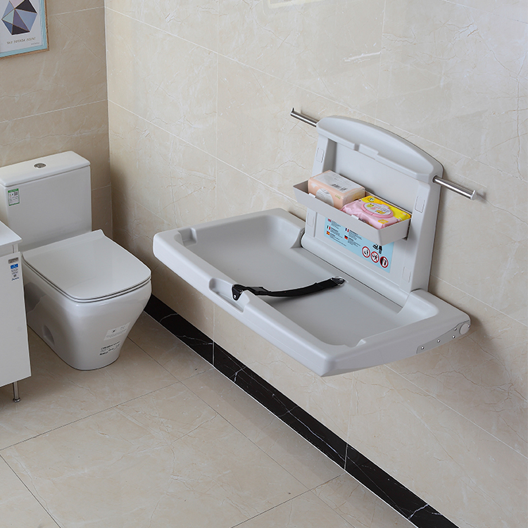K8001A Commercial Changing Table Station Baby Wall Mount Diaper Change Bathroom Changer for Third Toilet