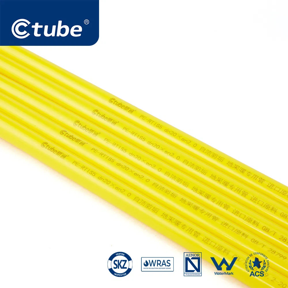 Ctube Pert Pipe Export Supplier ISO Certified for Global Plumbing Standards