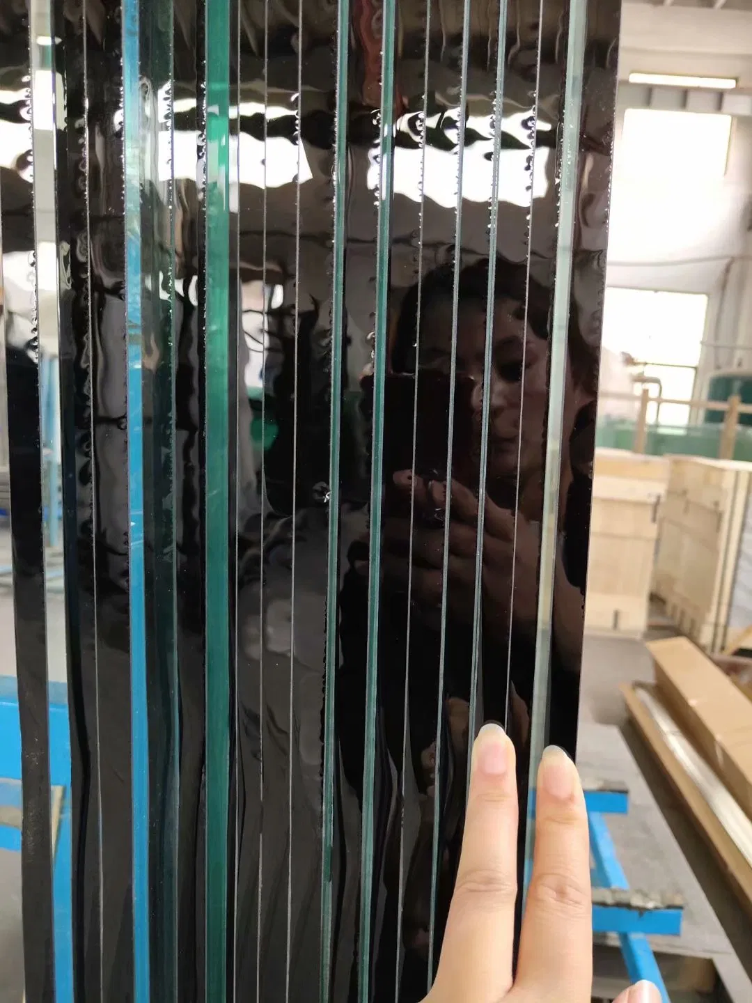 Color Grey Series Blue Series Low E Glass with Good Thermal Insulation Performance