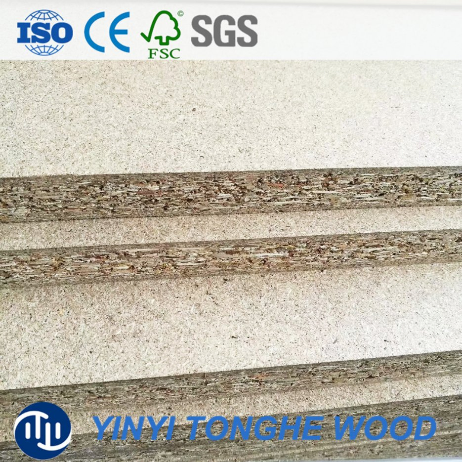 12mm 15mm Plain Chipboard / Particle Board Good Quality Flakeboards for Cabinets and Decoration