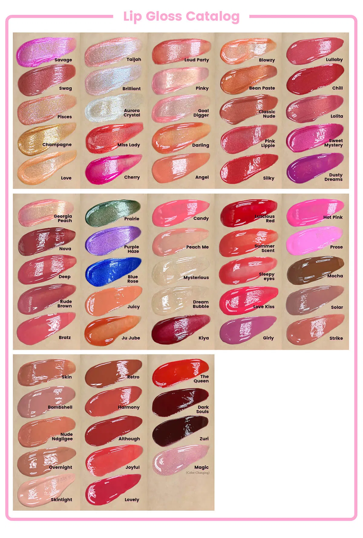 Diamond Pearly Lip Gloss Waterproof Glossy Lipstick Nude Liquid Lip Gloss Vendor