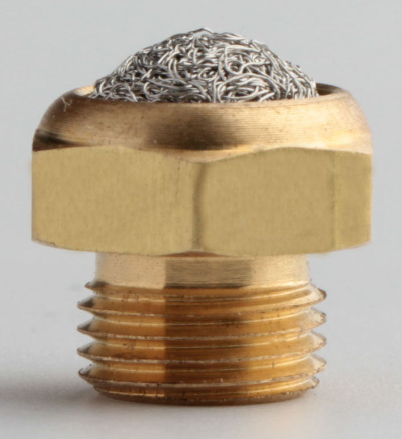 Глушитель Xhnotion 70° латунный, сетчатый, BSPT резьба