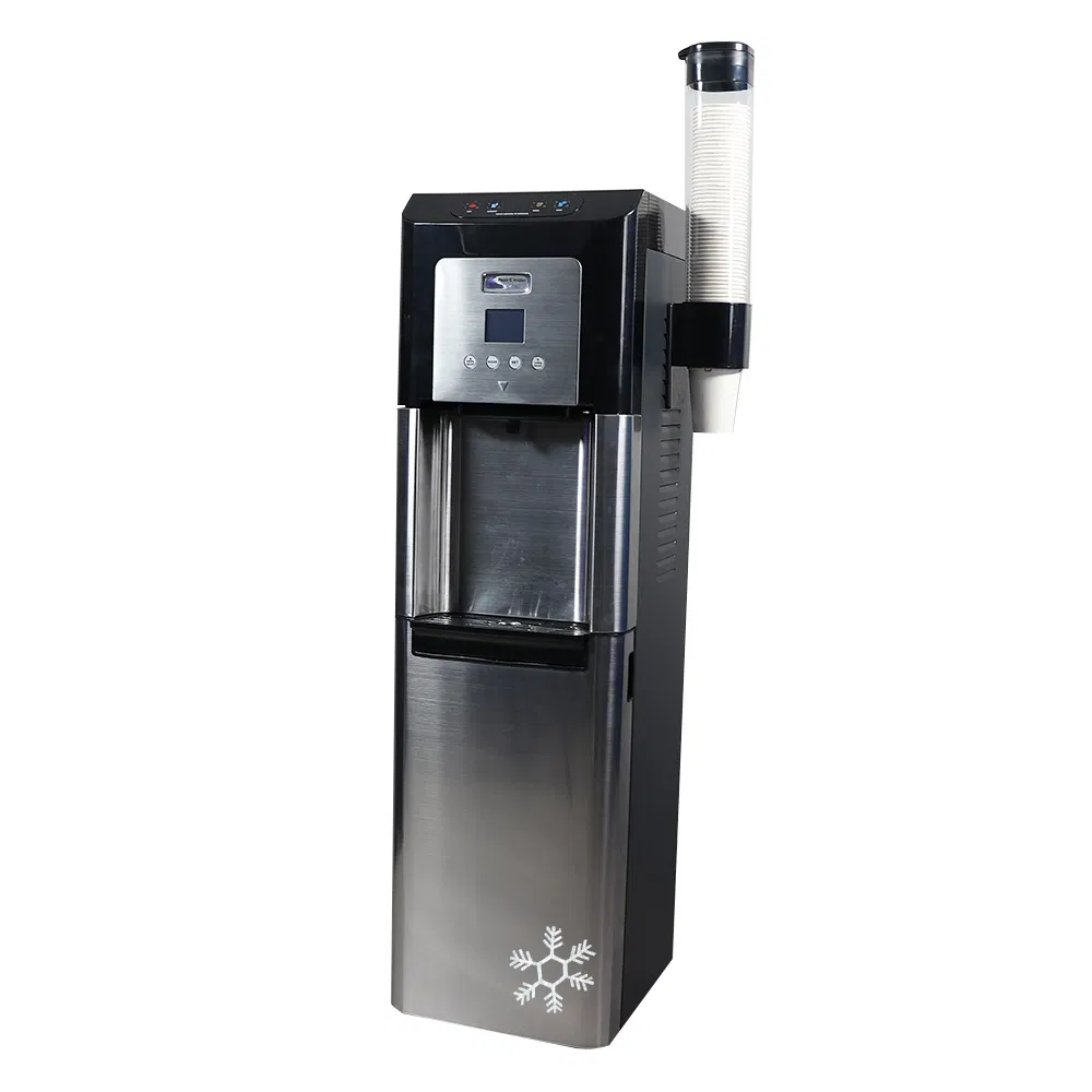 Stainless Steel Hot Cold Water Cooler Dispenser Purifier with Sparkling Soda Maker Machine