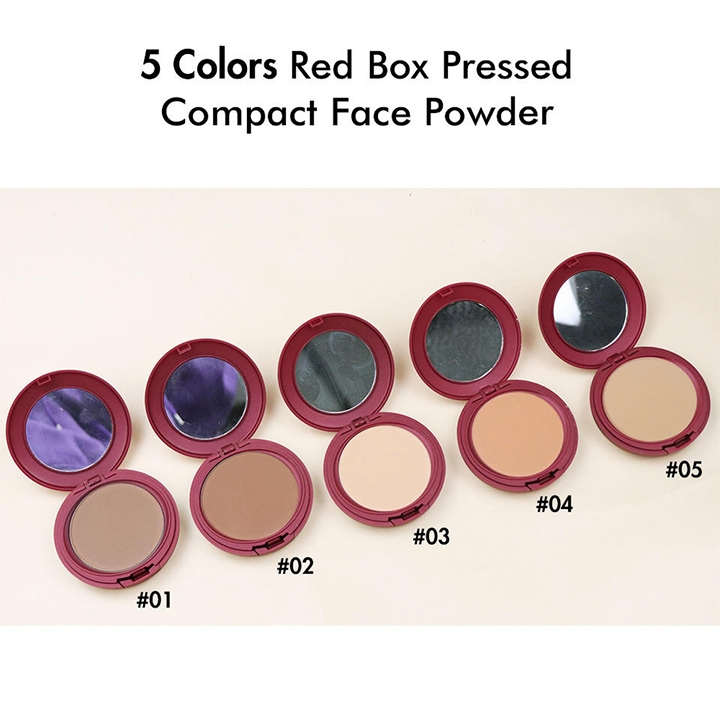 Wholesale Full Coverage Compact Powder Case Cosmetic Puff Make up Concealer Pallet Loose Powder Compact