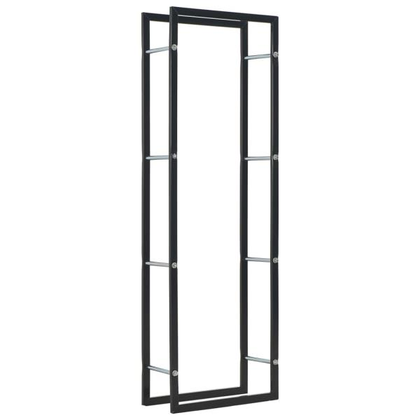 Steel Freestanding Firewood Rack Heavy Duty Log Holder Outdoor