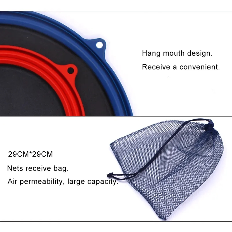Outdoor Indoor Foldable Bowl Silicone Dishes Set Collapsible Salad Bowl