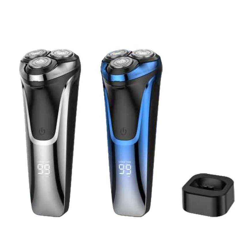 Hot Sale Lithium Battery Razor with LCD Display Rechargeable Cordless Electric Shaver