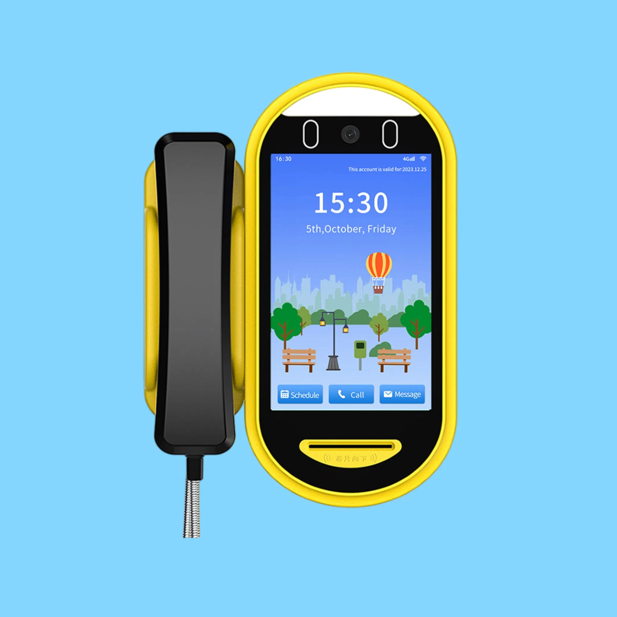 High-Definition 8 Inch Video Payphone for Public Spaces