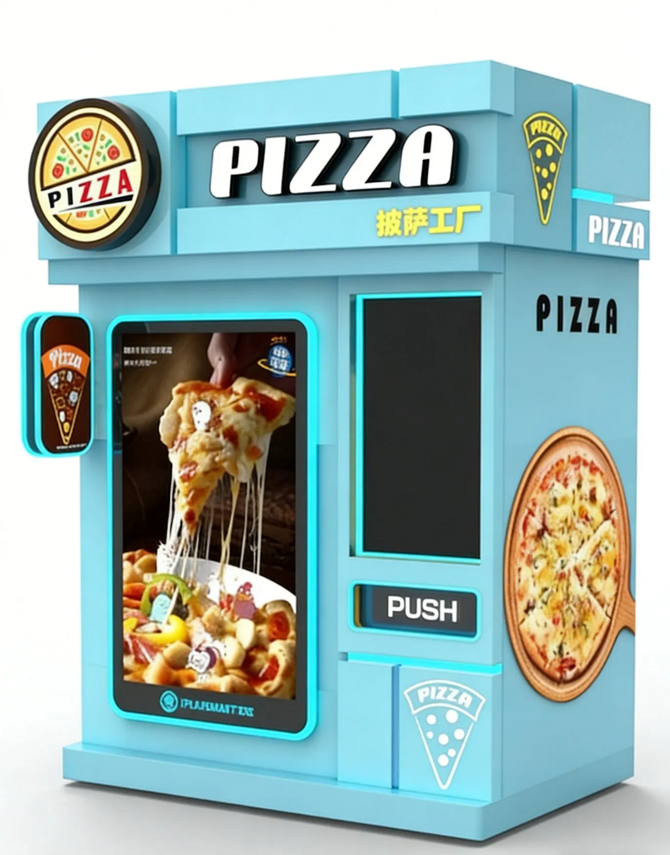 Outdoor Pizza Making Vending Machine Fast Food Fully Automatic Pizza Vending Machine for Sale