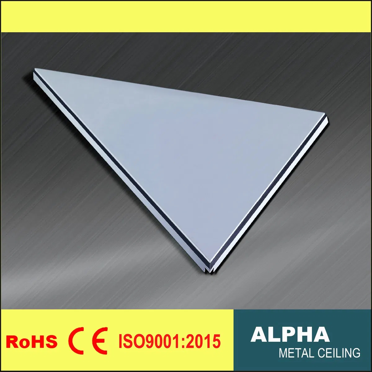 Aluminum Clip in Suspended Metal Triangle Ceiling Tile