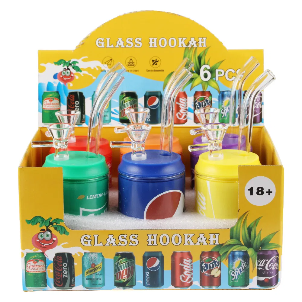 Soft Drink Cans Metal Smoke Shop Glass Tobacco Smoking Pipes Accessory Hookah Tools