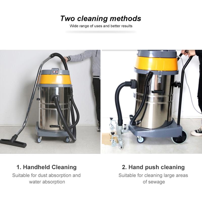 Hot Sale Wet/Dry Vacuum Cleaner/Washing Machine for Auto Garage with 70L Capacity