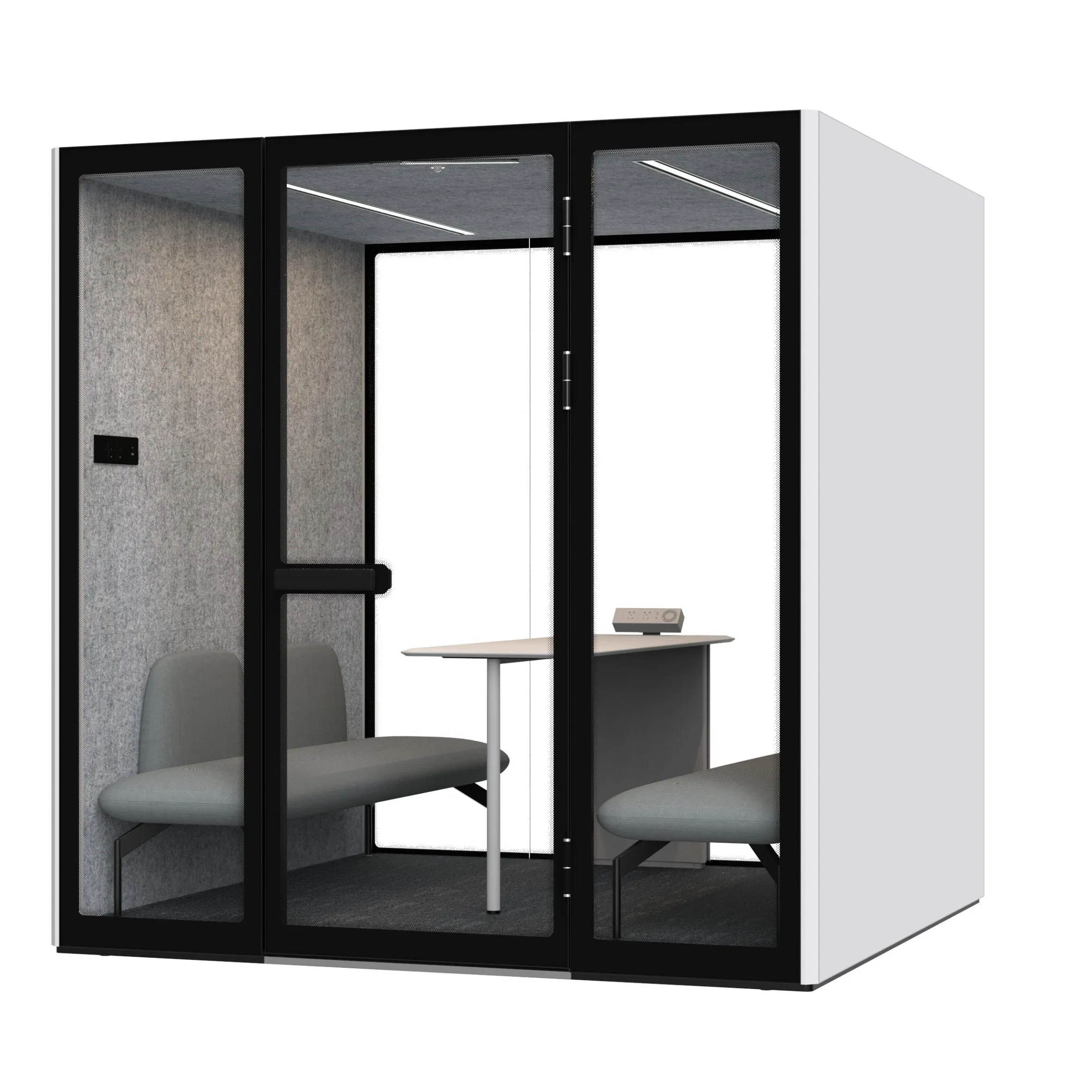 Movable Privacy Office Pod for Commercial Meeting Negotiation Cabin Hotel Pod