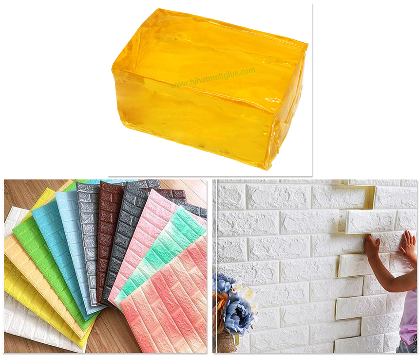 Self-Adhesive Wallpaper Hot Melt Glue for Decoration Foam Wallpaper with High Quality