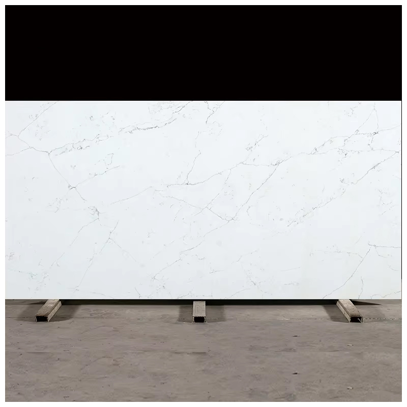 Artificial Venatino White Quartz Slabs for Kitchen and Bathroom Countertops