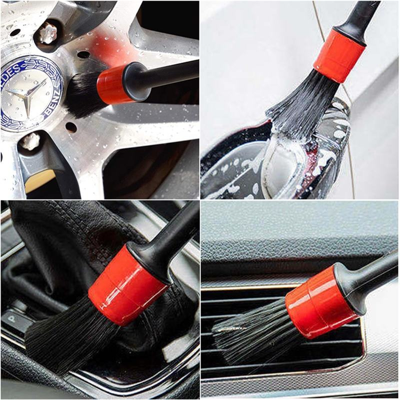 Набор щеток для чистки салона и решеток автомобиля, 5 шт