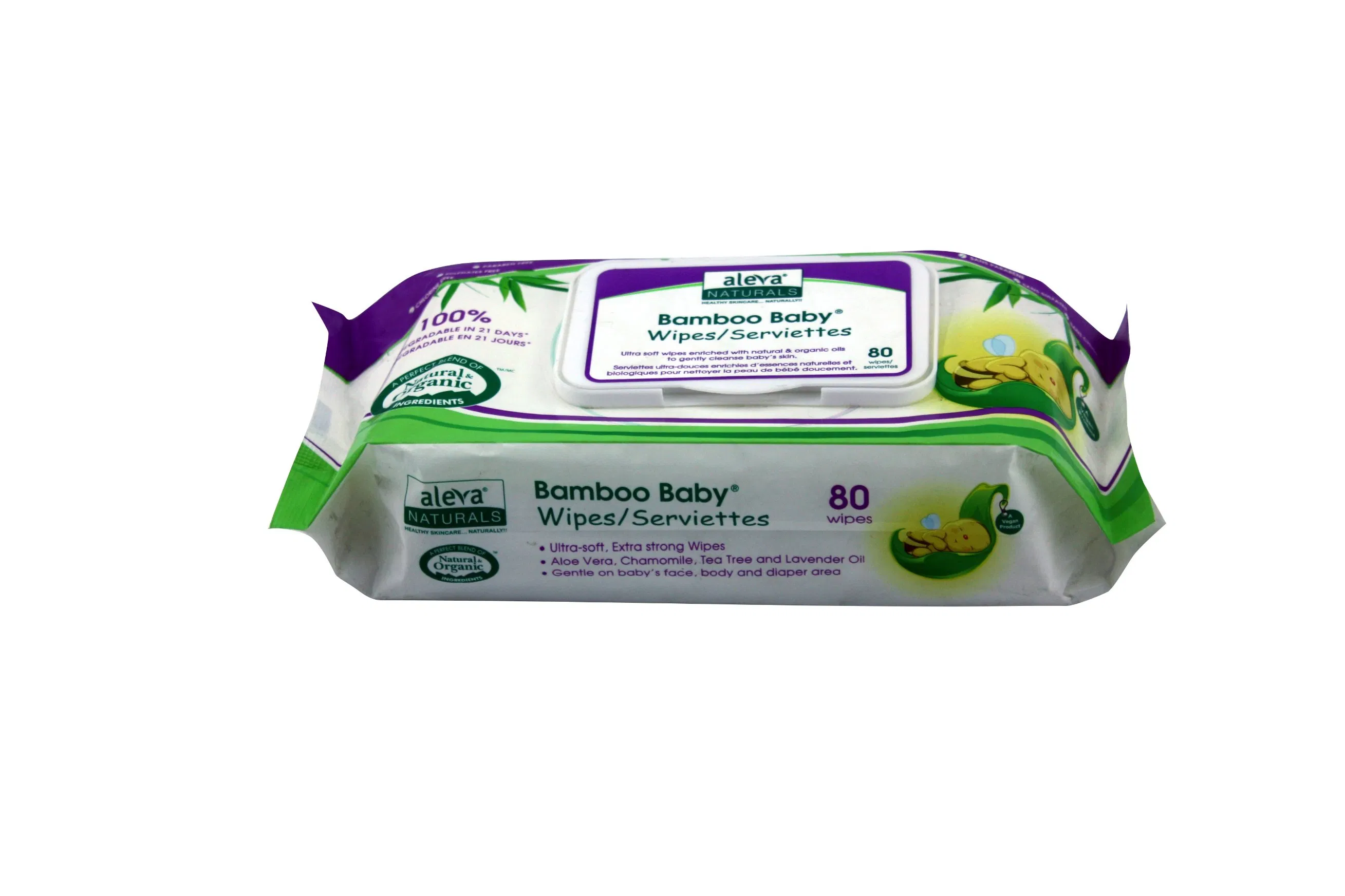 2024 High Quality Private Label Alcohol Free Vitamin Aloe All Natural Wet Wipe