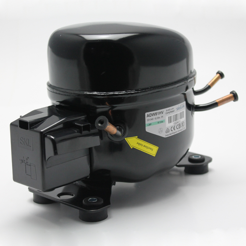 High Efficiency Refrigerator Compressor (ADW51HV) R134A 220V, Cop 1.45
