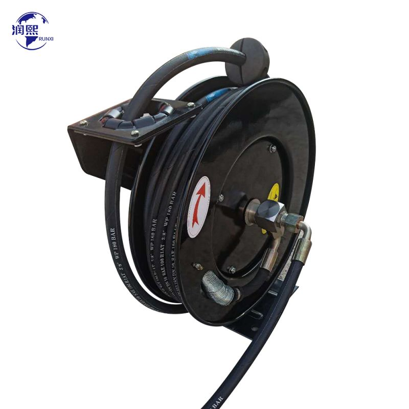 Truck Mounted 1/4" 5/16" 3/8" 1/2" Hydraulic Diesel Fuel Oil Hose Reel