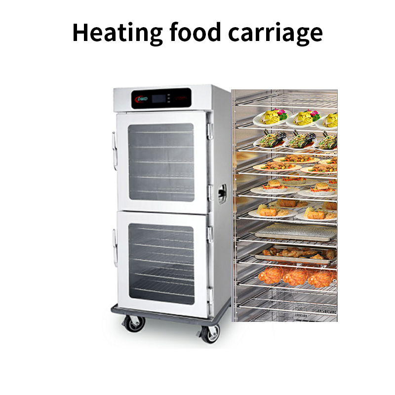 Commercial Kitchen Equipment Glass Doors Electric Food Warmer Cabinet